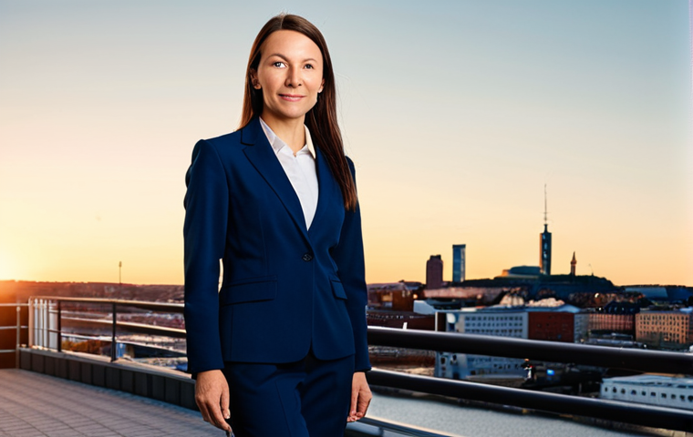 파일 암호화 유틸리티 비교 - **

A professional businesswoman wearing a modest dark blue business suit, standing confidently in f...